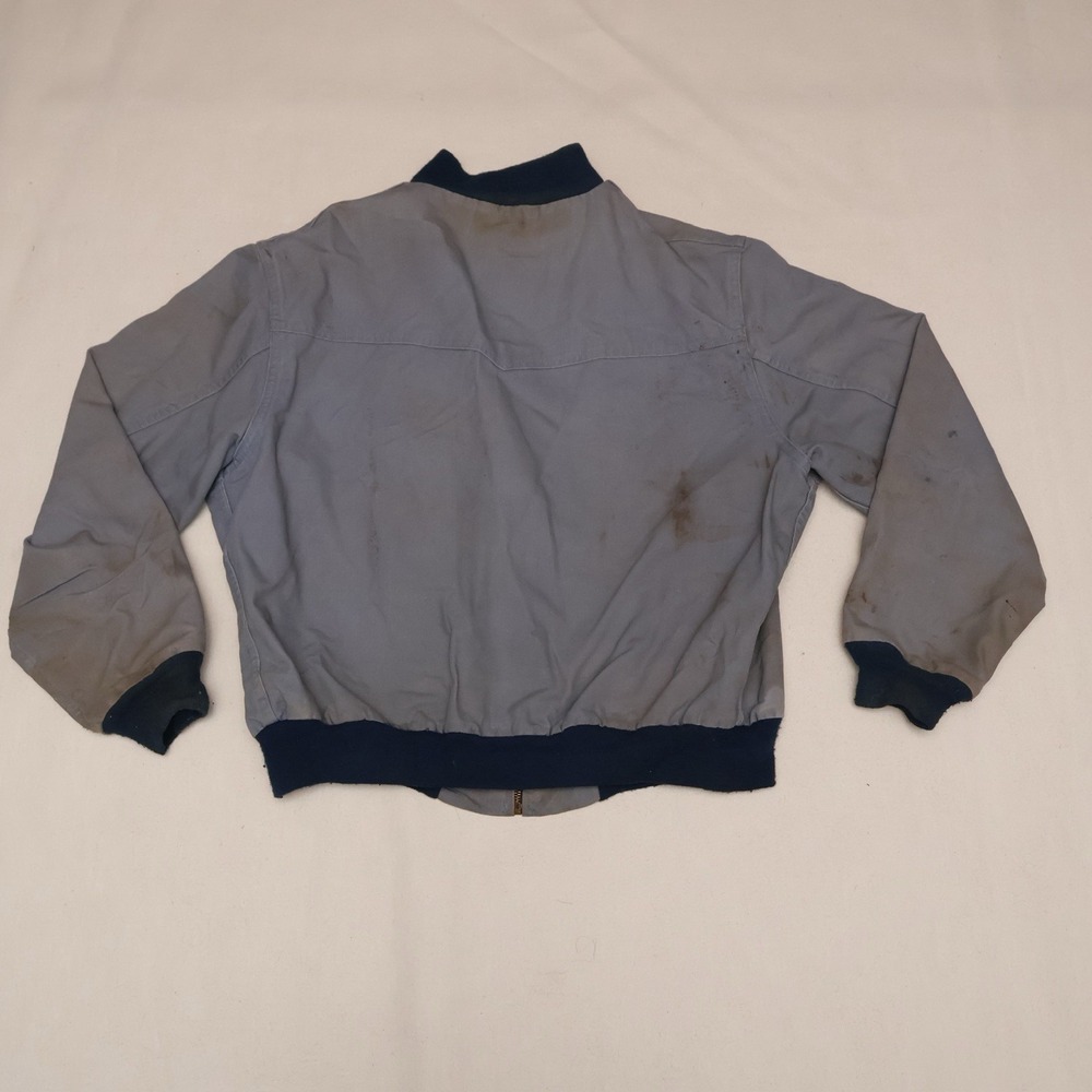 Vintage 1989 Carhartt JR168 100 Years Steel Blue Western Work Jacket 2XL - Picture 10 of 10